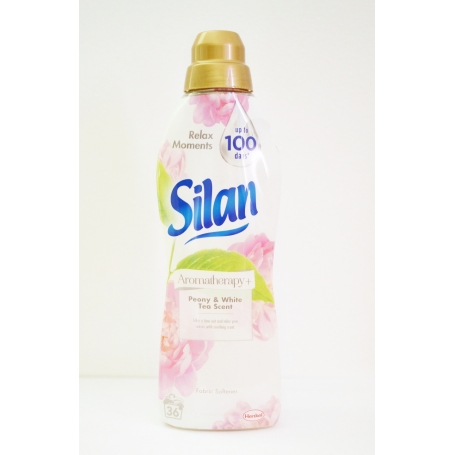 SILAN Aromatherapy Peony & White Tea Scent 0,9 l (36 praní) 