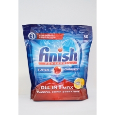 Finish All in 1 Super Charged tablety do myčky 50 kusů