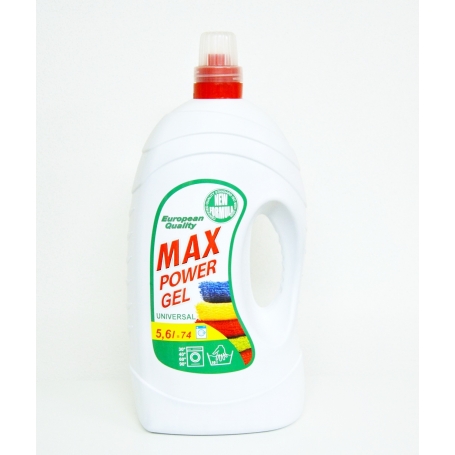 Max Power gel tekutý prací prostředek univerzal 5,6 l